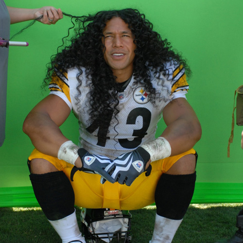 Troy Polamalu wax